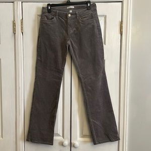 New York & Company gray corduroy bootcut pants size 2